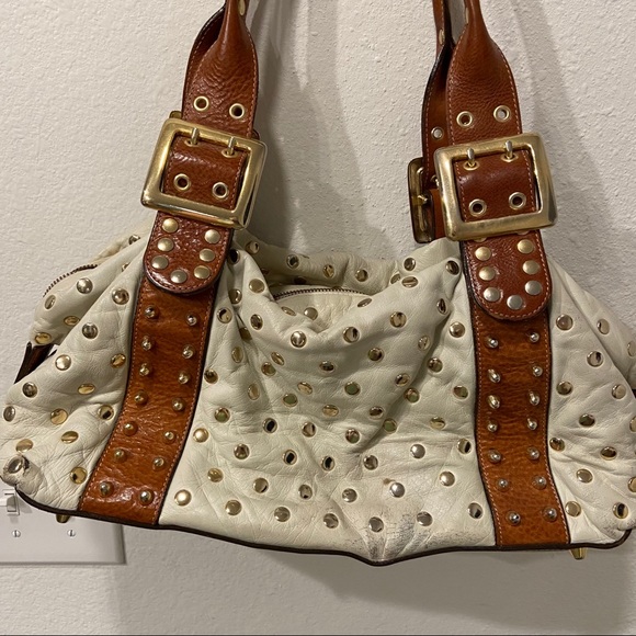 Authentic Be & D Garbo studded leather bag - Picture 5 of 10